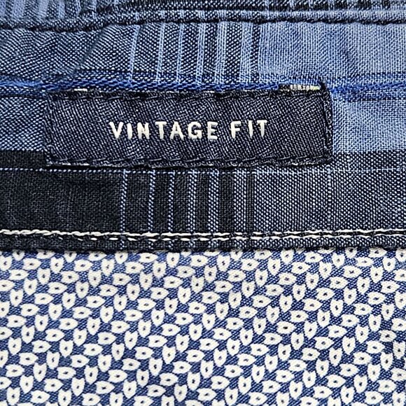 American Eagle Vintage Fit Button Up Shirt Mens Size Large Blue Long Sleeve - Picture 4 of 6